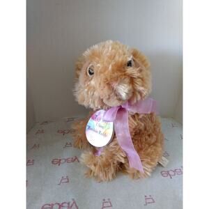 Animated Brown Bunny Plush 8" - Rockin Rabbit